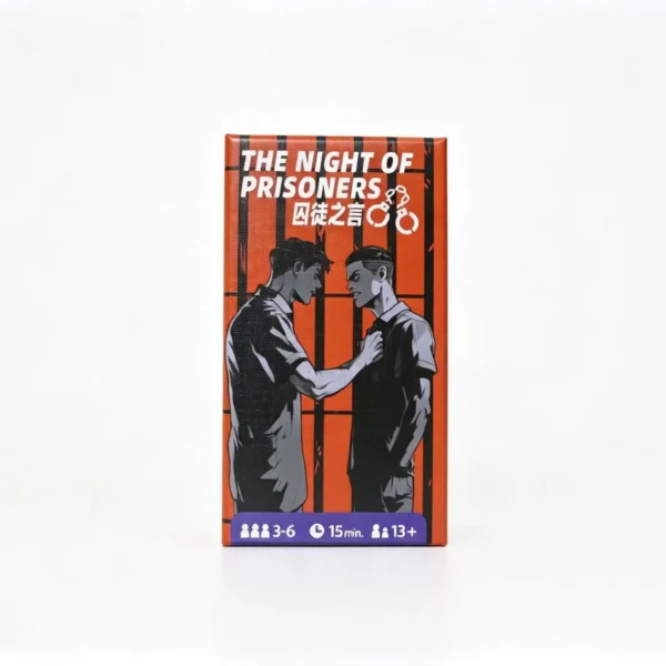 The Night of Prisoners - Identity Deduction Spy Bluff Card Game for 3-6 Players Chinese and English Board Game — The
