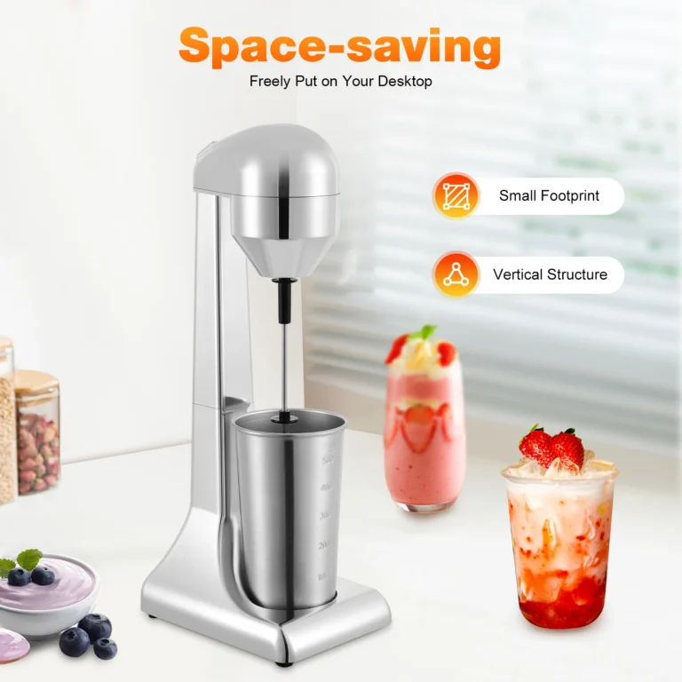 500ml Milkshake Maker for Home, Electric Milk Shake Blender Drink Mixer for Smoothies and Protein Shakes, Kitchen Breakfast Bar — Generic
