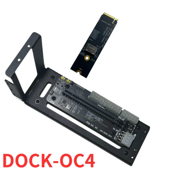 For Oculink / M.2 NVMe Laptop eGPU Case External Graphics Card GPU Dock PCIE 4.0 X4 Gen4 Notebook ATX SFX Expansion Card Adapter — For