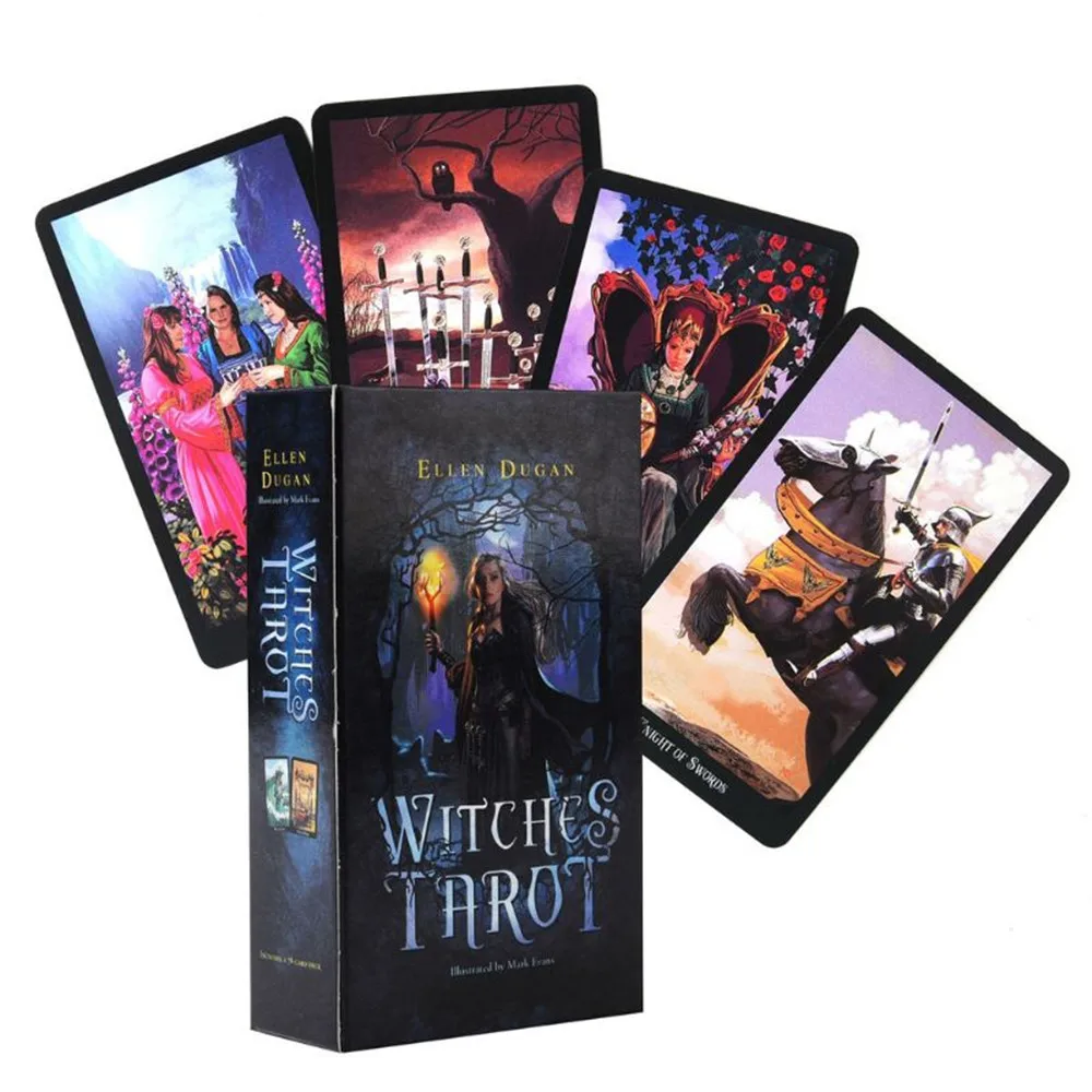 Witches Tarot Cards A 78 Deck Oracle English Visions Divination Edition Borad Playing Games — Witches