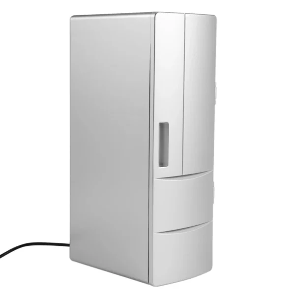 Refrigerator Mini Usb Fridge Freezer Cans Drink Beer Cooler Warmer Travel Refrigerator Icebox Car Office Use Portable — Refrigerator