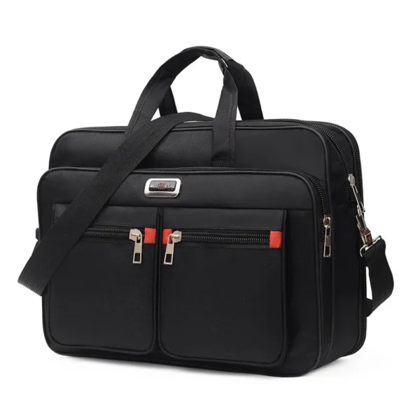 High-capacity Briefcase Business Document Information Storage Bags Weekend Travel Laptop Protection Organize Handbag Accessories — High-capacity