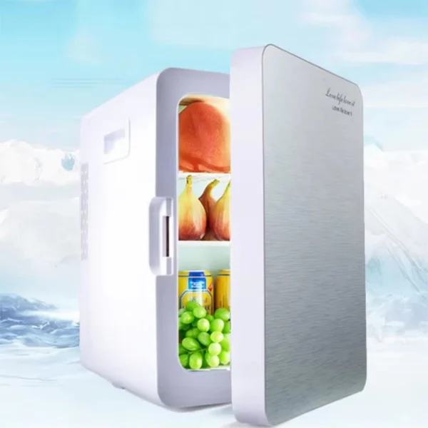 Fridge Portable Freezer 20 L Mini Fridge Refrigerator Car Home A Dual Use Compact Car 12V Temperature Variations — Fridge