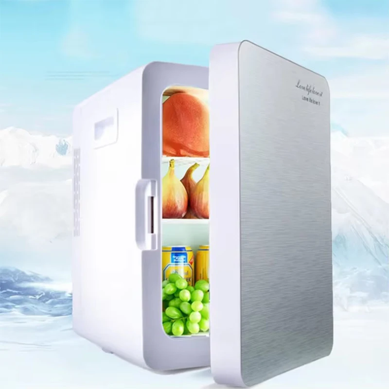 Fridge Portable Freezer 20 L Mini Fridge Refrigerator Car Home A Dual Use Compact Car 12V Temperature Variations — Fridge