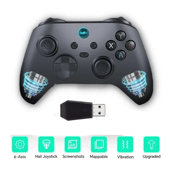 G6 Wireless Hall Effect Controller For Nintendo Switch 1/2 Gamepad For Switch/PS3/PS4/Android/IOS PC Controls Bluetooth Joystick — G6