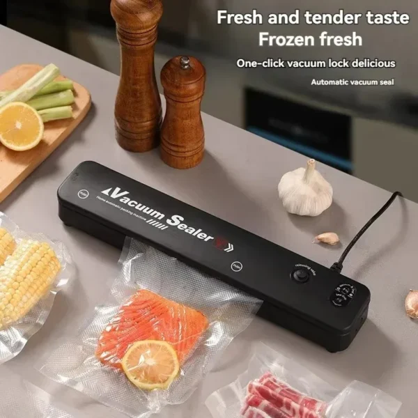 Food Sealing Portable Home Vacuum Kitchen Helper 220V Automatic Packaging Machine Food Vacuum Sealing Machine — MAC