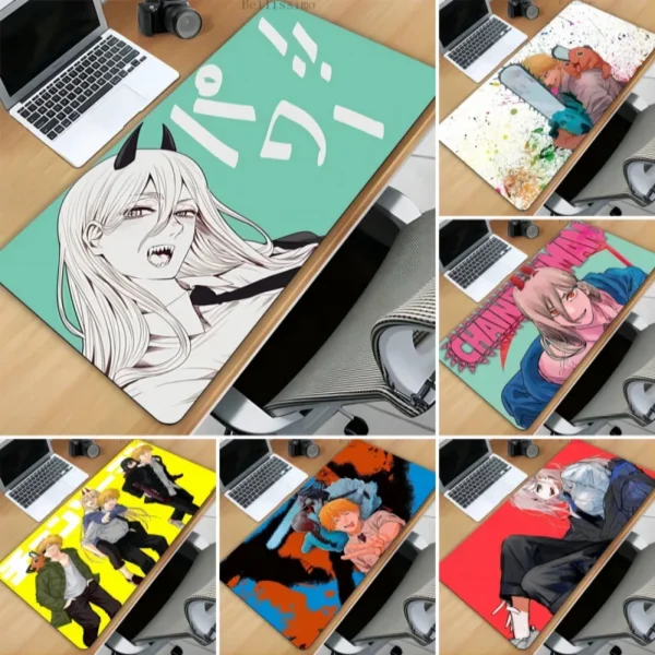Chainsaw Man Anime Mouse Pad for Home Office Laptop Decor Pads Gamer Computer Keyboard Desk Mat Gaming Accessories Mousepads — Chainsaw