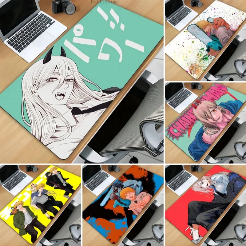 Chainsaw Man Anime Mouse Pad for Home Office Laptop Decor Pads Gamer Computer Keyboard Desk Mat Gaming Accessories Mousepads — Chainsaw