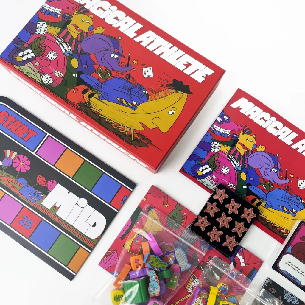 Deluxe Big Box Party Board Game: Magical Athlete – Hilarious Racing Fun, Perfect for Friends' Game Night — Deluxe