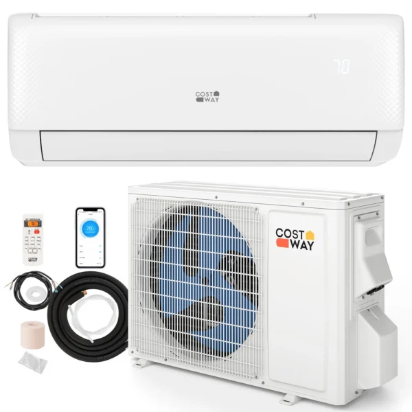 12000BTU Wifi Enabled Mini Split AC 22 SEER2115V Inverter Air Conditioner — Generic