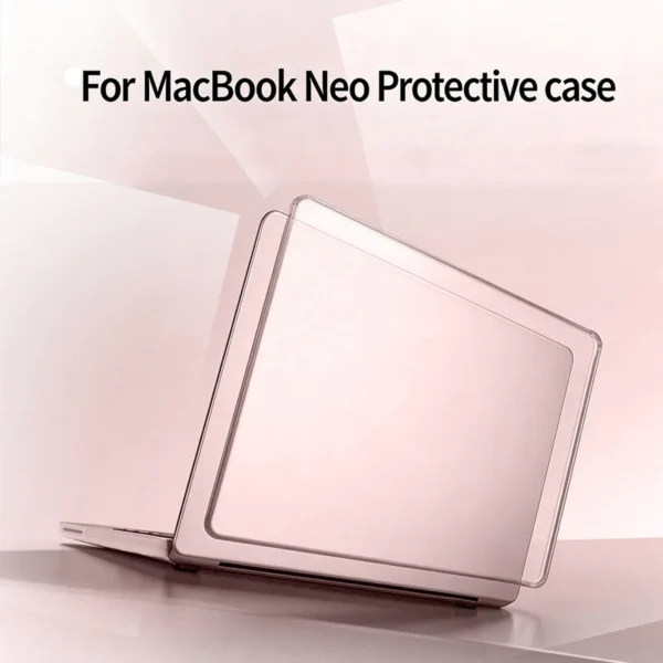 2026 Laptop Case For Macbook Neo 13 Inch A3404 Transparent Scratch Resistant Protective Case Easy to Snap on A18 Pro — MAC