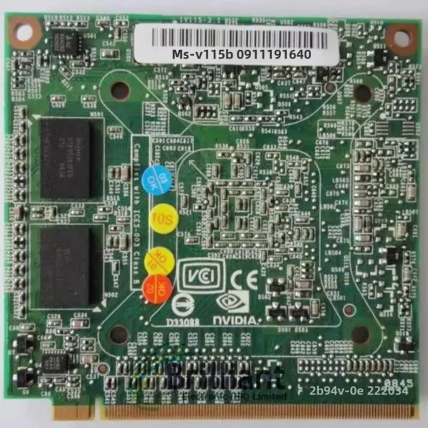 9300 GS 9300MGS MXM II DDR2 256MB G98-630-U2 graphics card for Acer Aspire 4730 4930 5930 6930 4630 7730 — Generic