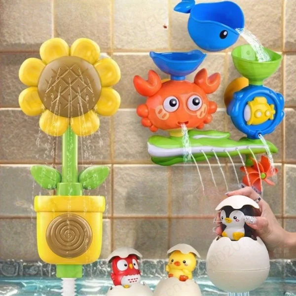 Interactive Suction Cup Bath Toy Set for Youngsters，Ideal for Youngsters and Schoolers, Perfect Gift for Halloween, Christmas — Interactive