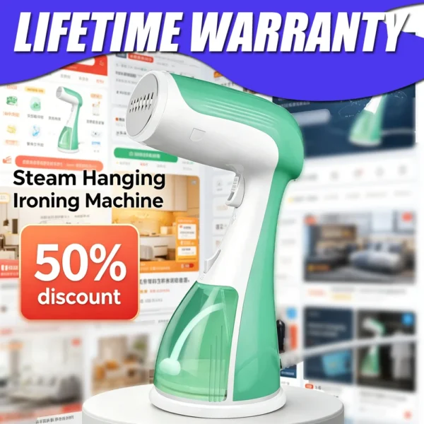 1500W Clothes Steamer, Portable Handheld Steamer, Wrinkle Remover