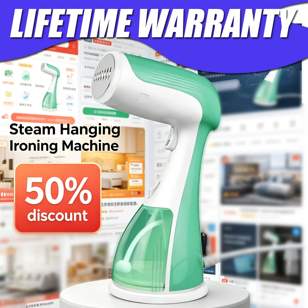 1500W Clothes Steamer, Portable Handheld Steamer, Wrinkle Remover