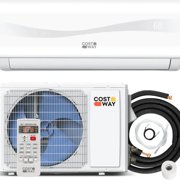 12000 BTU Mini Split Air Conditioner & Heater | 20 SEER2 115V Inverter