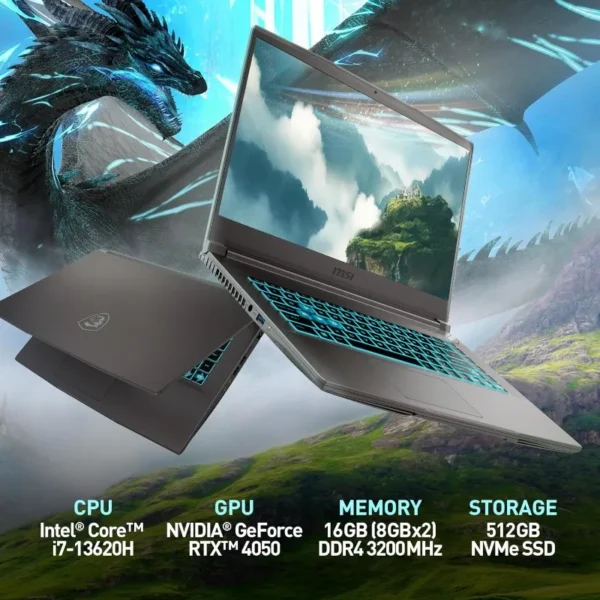2025 hot sale Thin 15 15.6” 144Hz FHD Gaming Laptop:Core