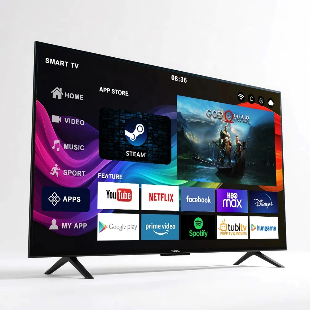 Original Brand Grade HD Flat 2K/4K Smart TV Frameless 32/43/50 Inches