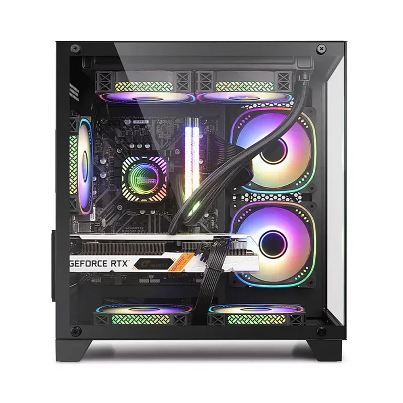 Game Desktop Amd 5600x Cpu RTX 4060 6g 500gb M2 8g Ram Pc Gaming