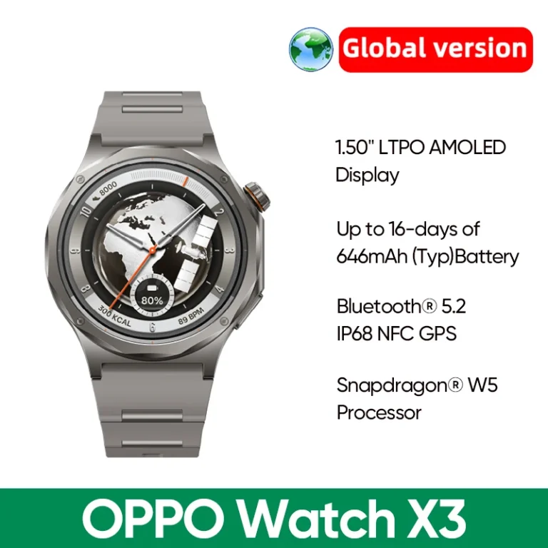 [New Arrival] Global Version Smartwatch OPPO Watch X3 Snapdragon W5 Up