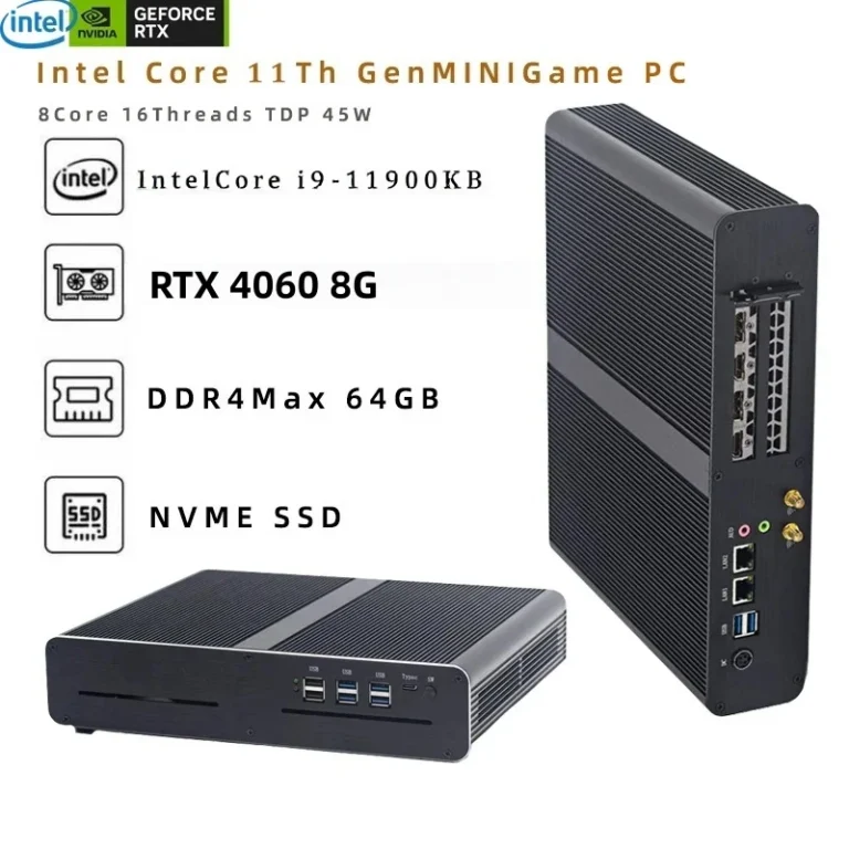 11th Gen Upgraded Version MINI Gaming PC Intel Core I7-11800H RTX 3070