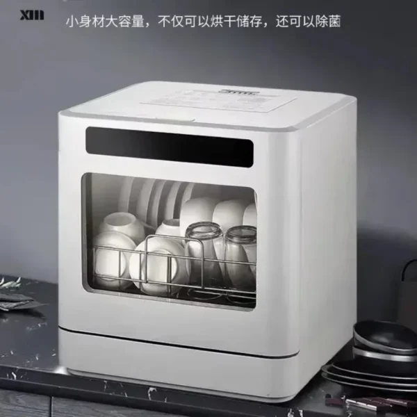 大容量自動卓上型家庭用食器洗い機（UV殺菌、乾燥、上下スプレー洗浄機能付き）
