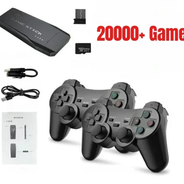 M8 Video Game Consoles 4K HD Output Retro Game Stick 20000+ Classic