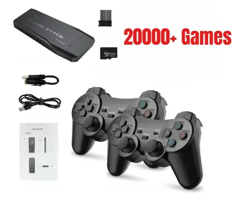 M8 Video Game Consoles 4K HD Output Retro Game Stick 20000+ Classic