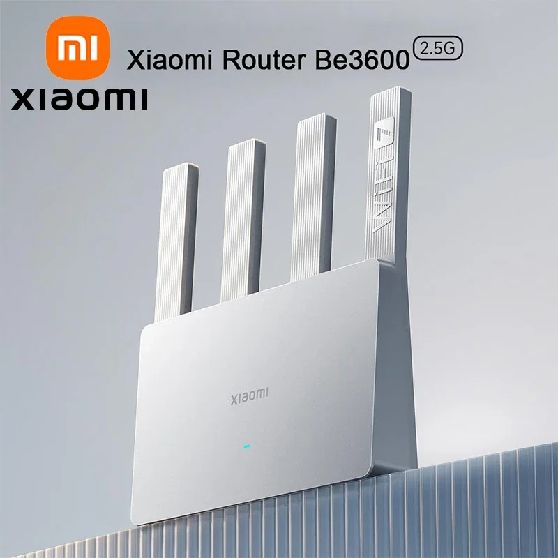 XIAOMI Router BE3600 2.5G，2.5G High - end Network Port WiFi 7，3570Mbps