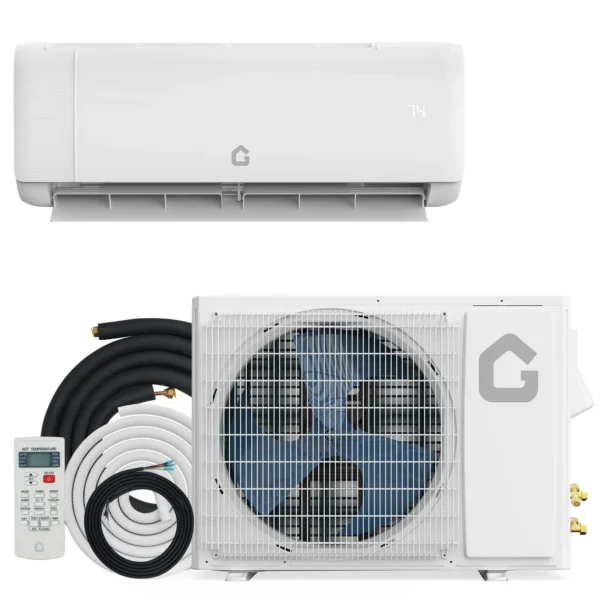 Smart 12000 BTU 115V Mini Split AC Ductless Inverter Heat Pump 22