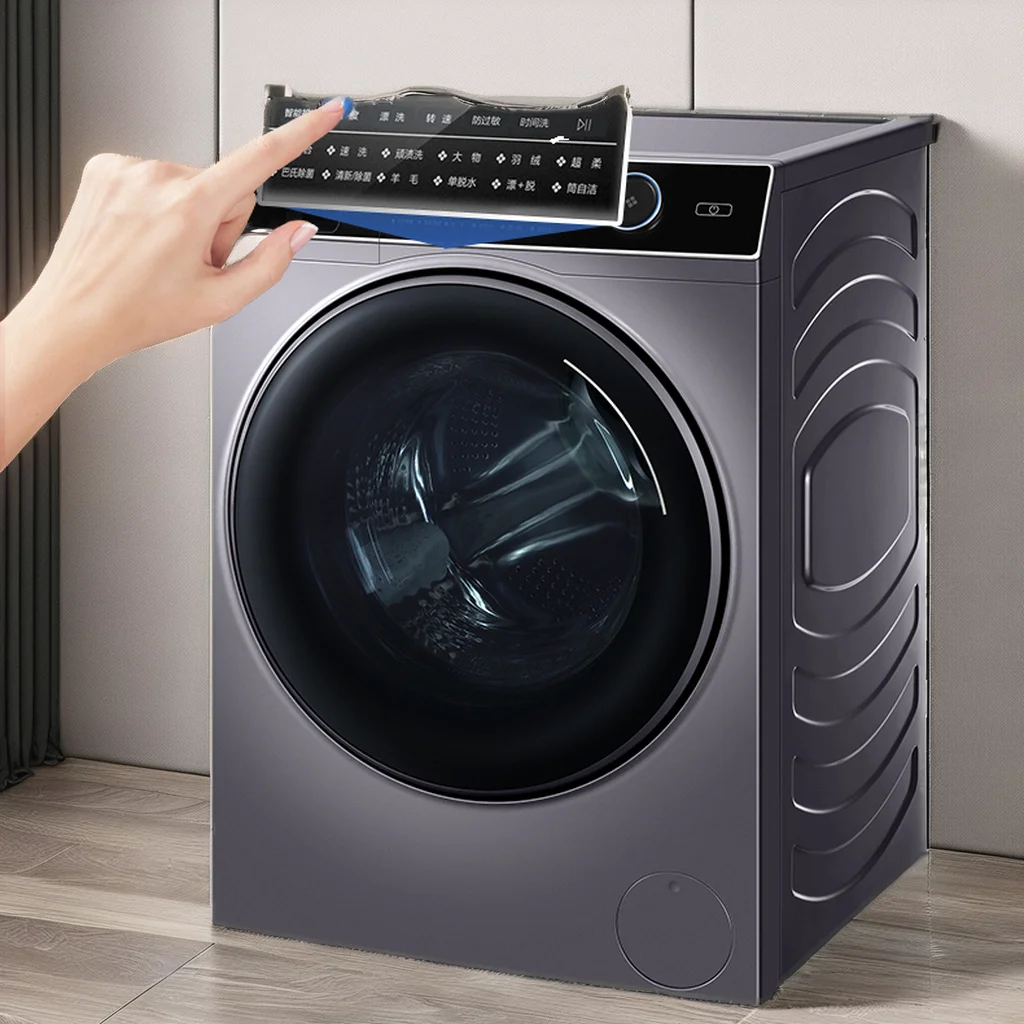 12KG Automatic Plastic Washer Dryer Combo Inverter Motor Turbo Wash