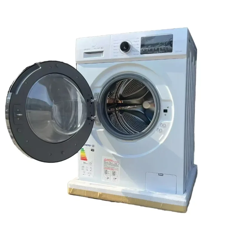 1400RPM Inverter Motor 9KG Front-Load Electric Washer Machine 15mins