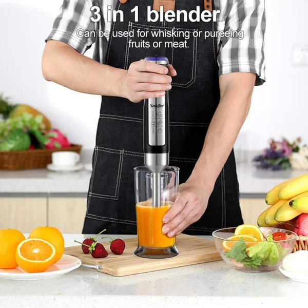 Sonifer SF-8138 5 in 1 Hand Blender 400W Immersion Stick Mixer