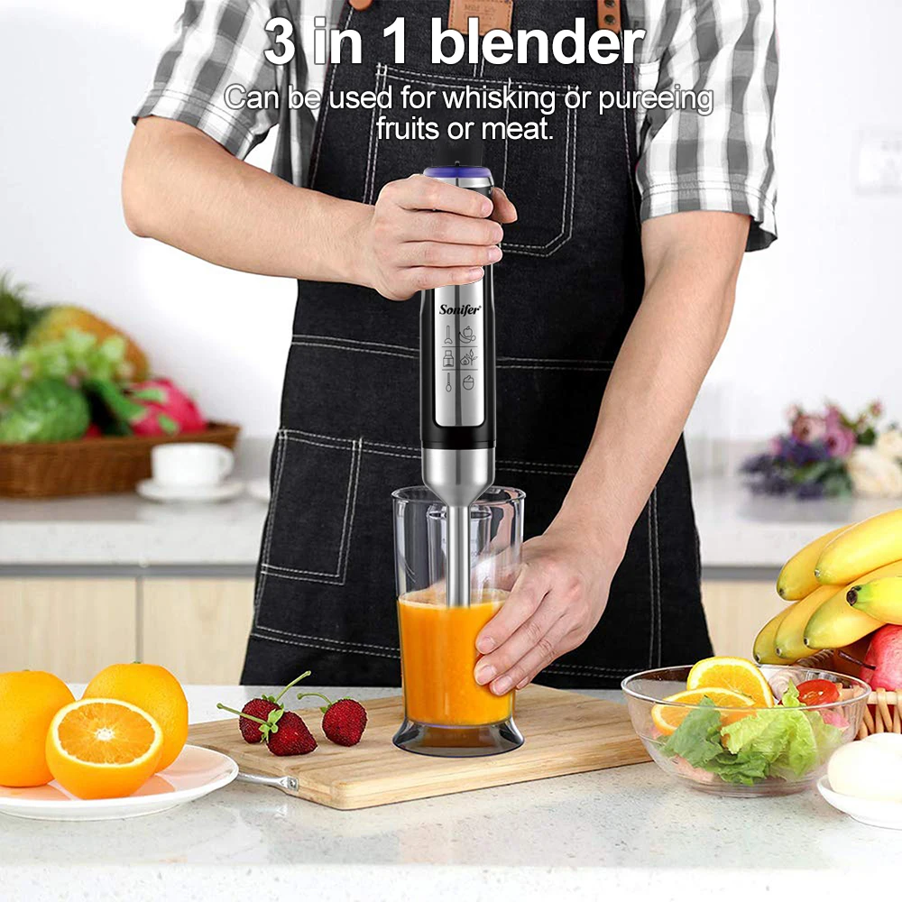 Sonifer SF-8138 5 in 1 Hand Blender 400W Immersion Stick Mixer