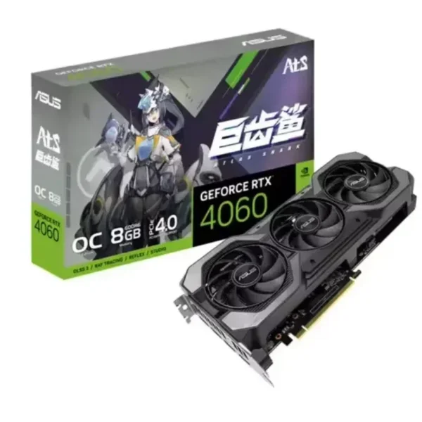 ATS-RTX4060-O8G-V2-GAMING Graphics Card with 8GB GDDR6 Memory 7680 x