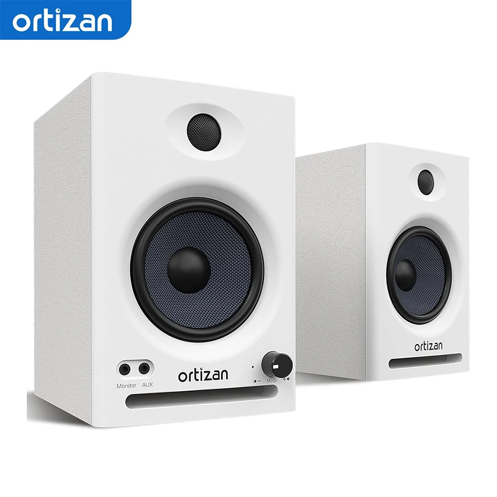 Ortizan Audio Bookshelf Active Speakers Studio Monitor，Bluetooth 5.3