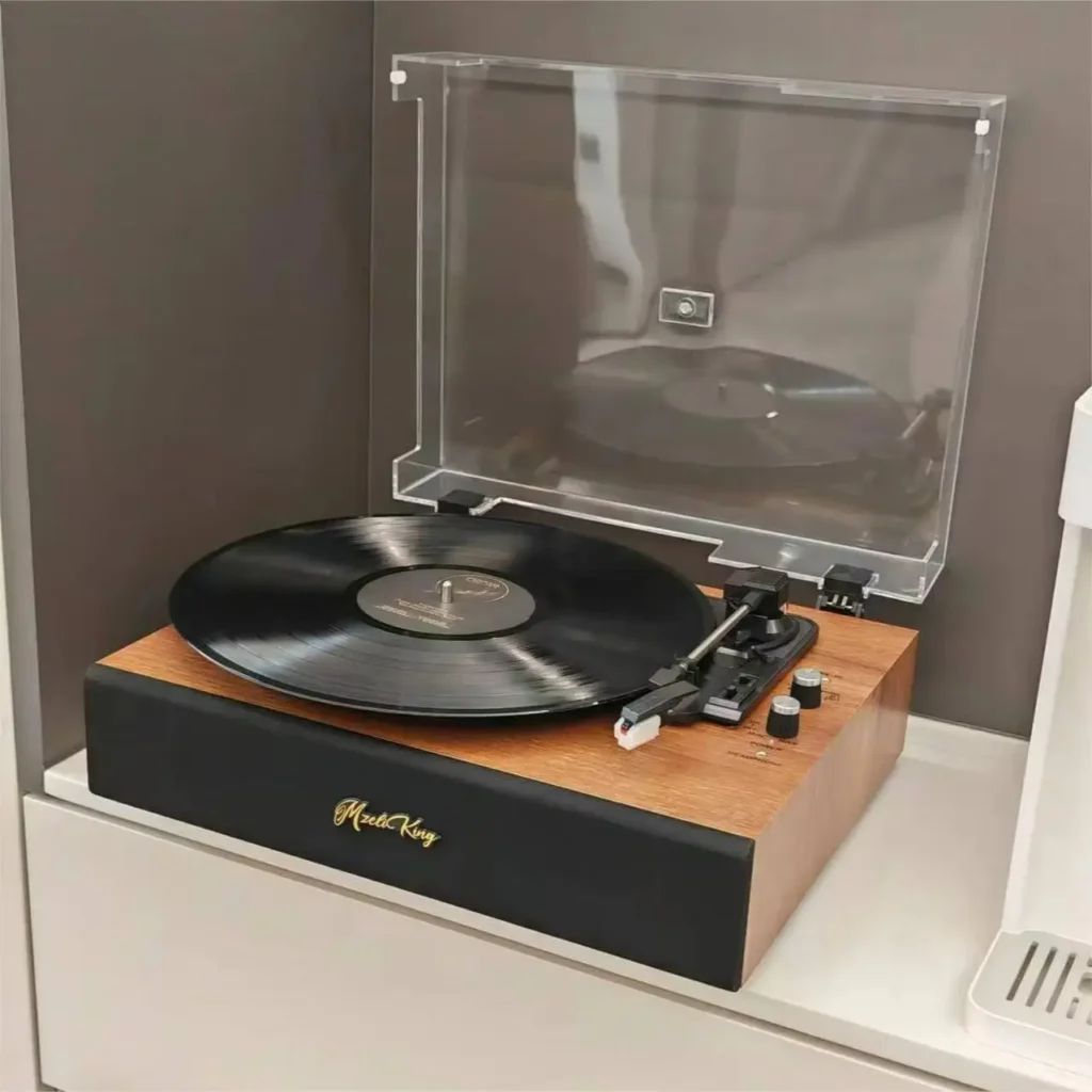 Vinyl Record Player T03 3-Speed Bluetooth Suitcase Portable