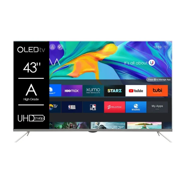 OLED TV 43 50 55 65 75 85 Inch 4K UHD WebOS Google Android Smart TV No