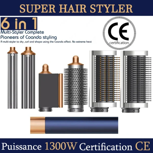 SenCiciMen X9 Multi Hair Styler Curling Iron Hair Hot Air Brush