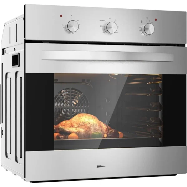 US Shipping 24 Inch Electric Single Wall Oven 6 Cooking Functions