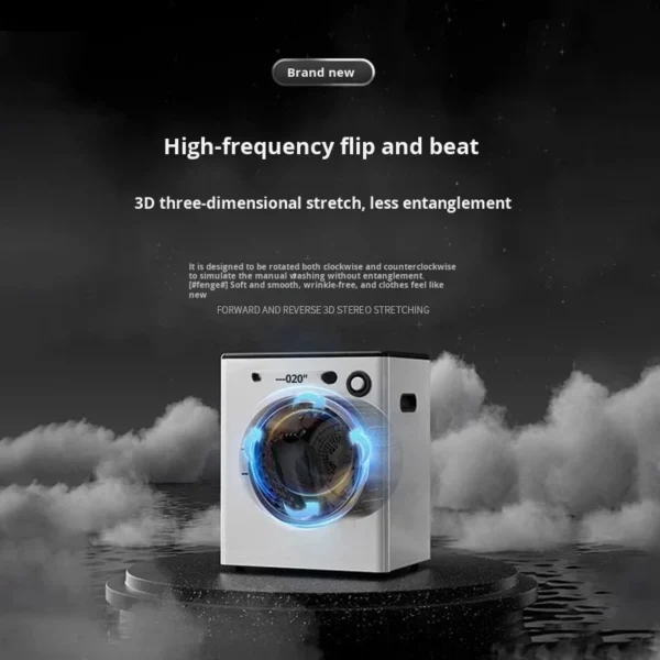 Intelligent Fully Automatic Stainless Steel 4kg Capacity Antibacterial