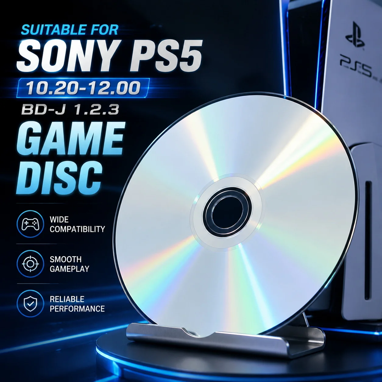 All-in-One Jailbreak Disc For Sony PS5 10.20-12.00 BD-J 1.2.3 Boot