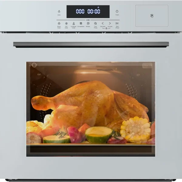 240V 3000W Electric Convection Built-In Wall Oven, 24-inch Single Oven