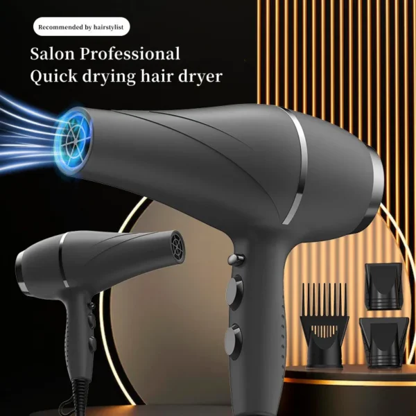 Popular High-Speed Hair Dryer 2200w High-Power Fast Drying Bass Noise