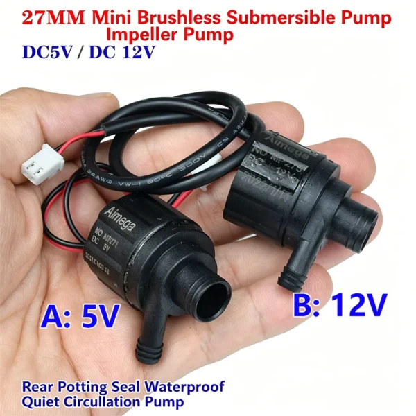 DC 5V 12V Micro Brushless Water Rockery Circulation Pump Mute