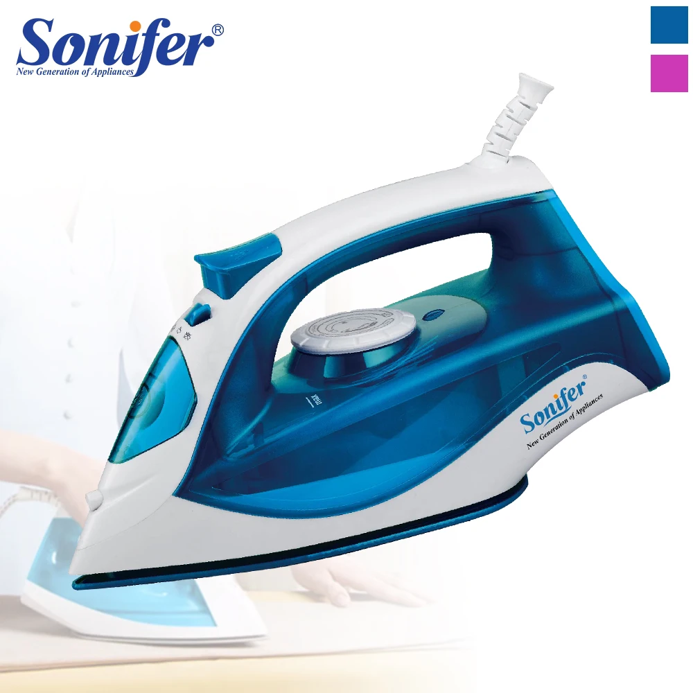 Steam Iron For Clothes 2000W Household Fabric Ceramic Soleplate