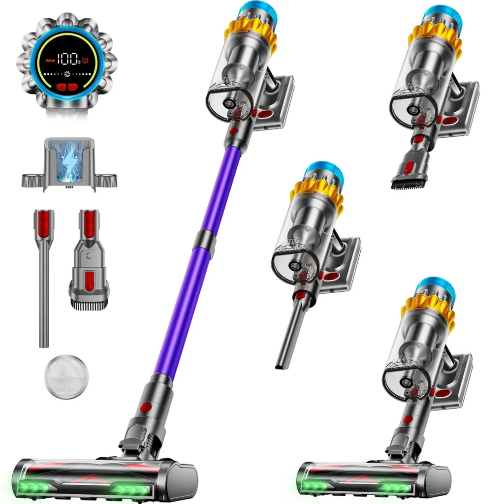 VAKERR X15 Pro 650W Cordless Vacuum Cleaner 65KPA Strong Suction for