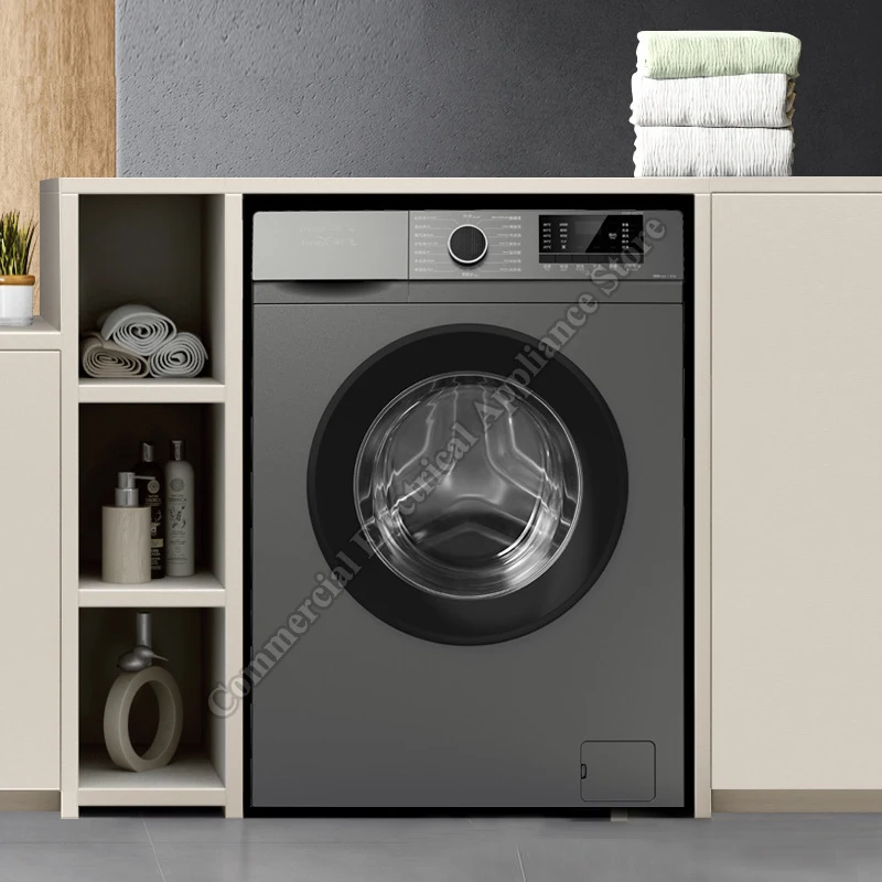 8KG Drum Washing Machine Full-automatic Household Mite Removal Elution