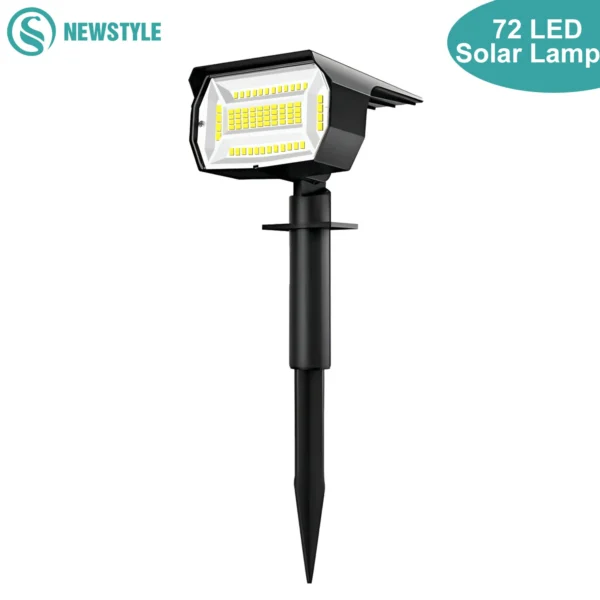 72/68 LED Solar Landscape Lights Outdoor IP65 Waterproof Solar Light