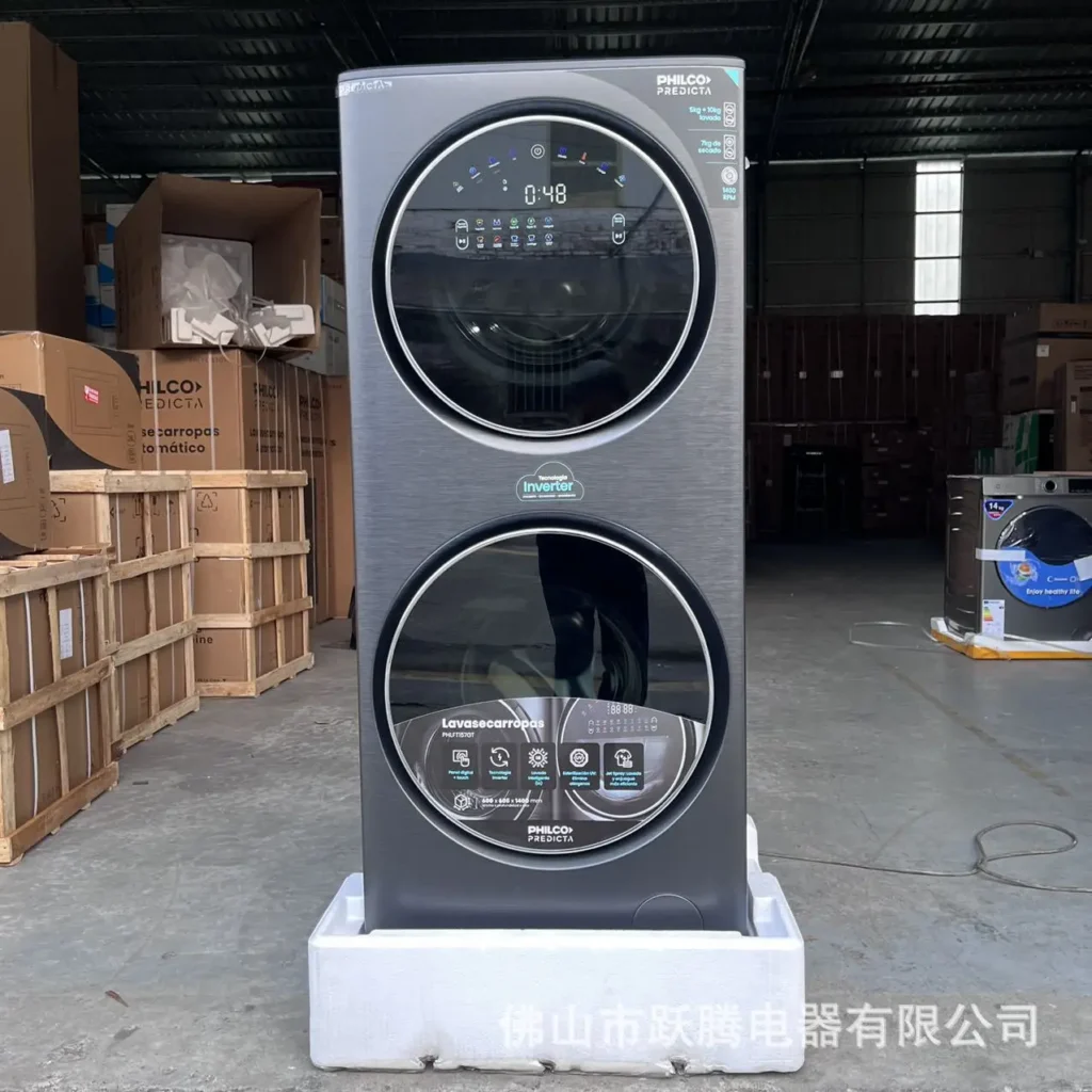 ドラム式洗濯乾燥機一体型 家庭用ベルト乾燥機、スペイン製 15KG + 7KG 洗濯機 + 乾燥機